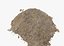 Yellow Pile of construction soil