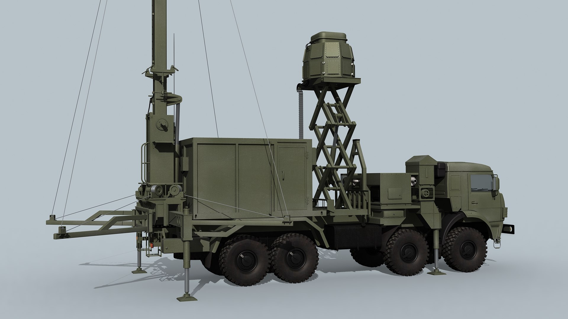 3D Russian Avtobaza-m - TurboSquid 1652880