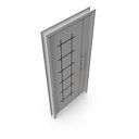 Decorative Steel Door with Elegant Embellishments model