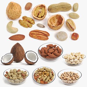 3D Nuts - Huge Collection
