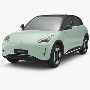 2026 Geely EX2 with Interior 3D model