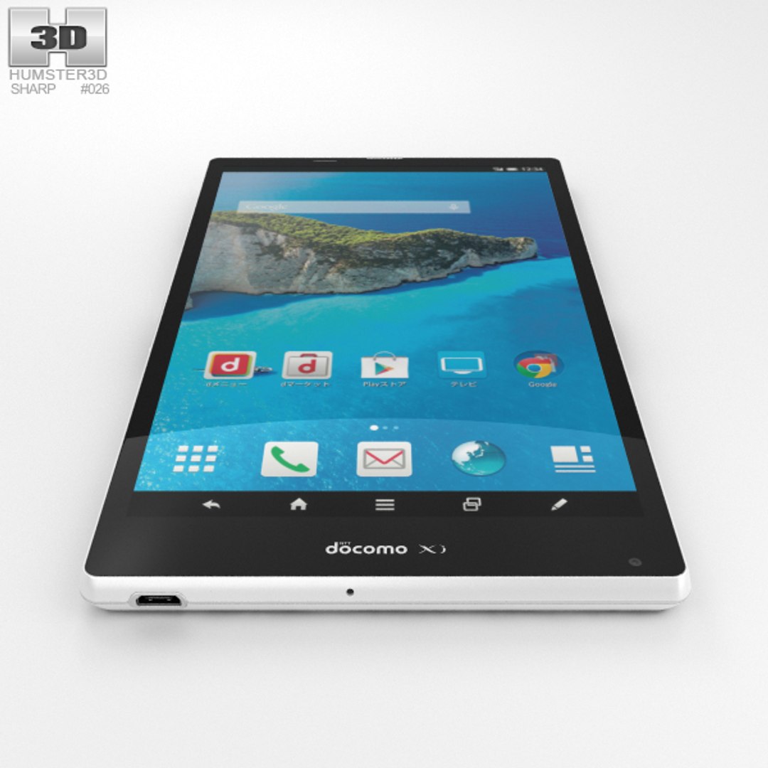 3D Sharp Pad Aquos - TurboSquid 1170728