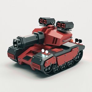 3D Stylized Tank 01