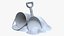 Bucket shovel with sand