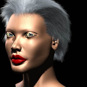 lightwave realistic female head