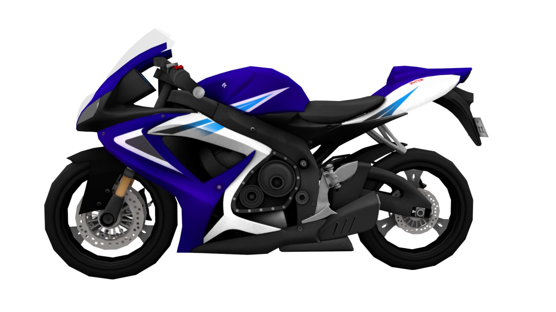 Suzuki GSX-R 600 2011 3D Model - TurboSquid 1880254