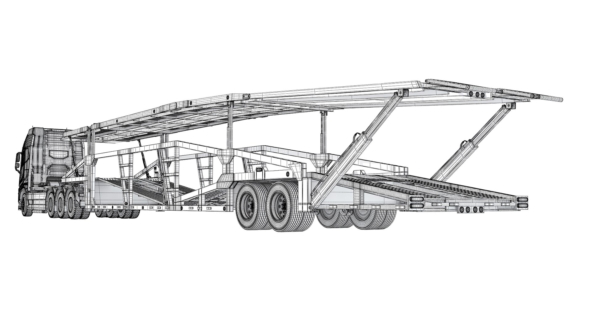 3D Car Hauler Trailer Semi Truck model https://p.turbosquid.com/ts-thumb/9D/7j5pf4/yW/haulertrailer19/jpg/1722661774/1920x1080/fit_q87/176f0d1f6ea9d64d3fa6288027d23c466736880a/haulertrailer19.jpg