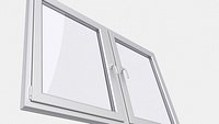 PVC Window 3D Model 2