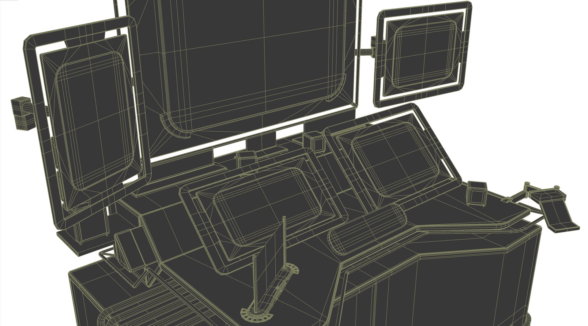 Game Ready Cyberpunk Rusty Table Model - TurboSquid 2283017