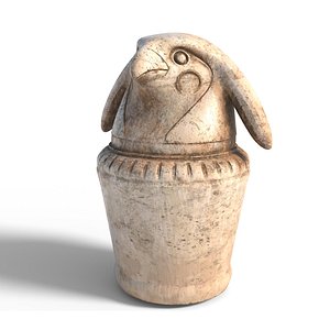Egyptian jar 10 3D