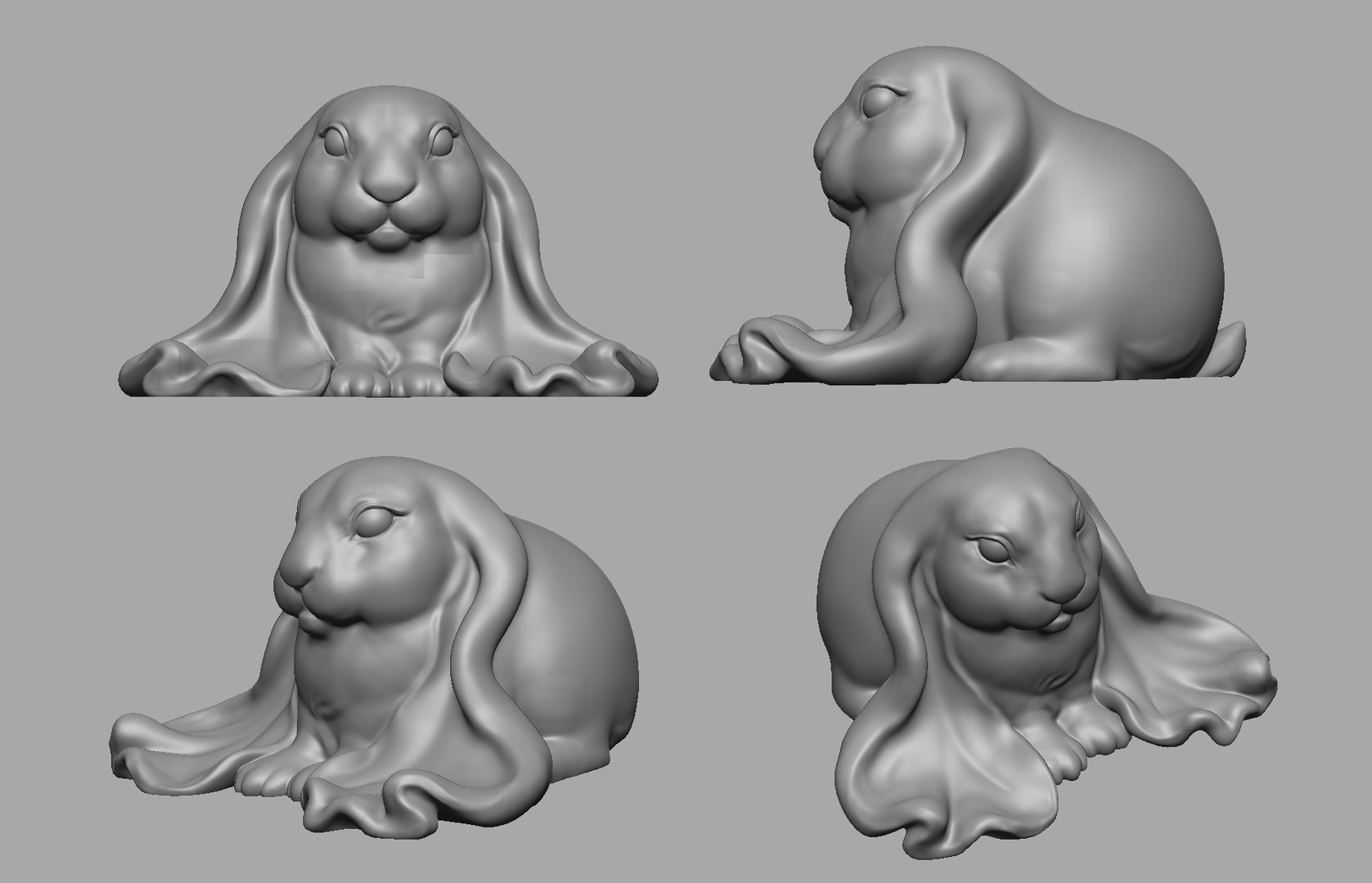 Rabbit 3D Model - TurboSquid 2317453