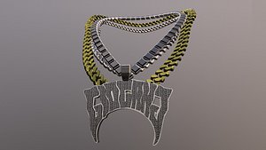 3D model GLOGANG JEWELRY CHAINS low-poly PBR