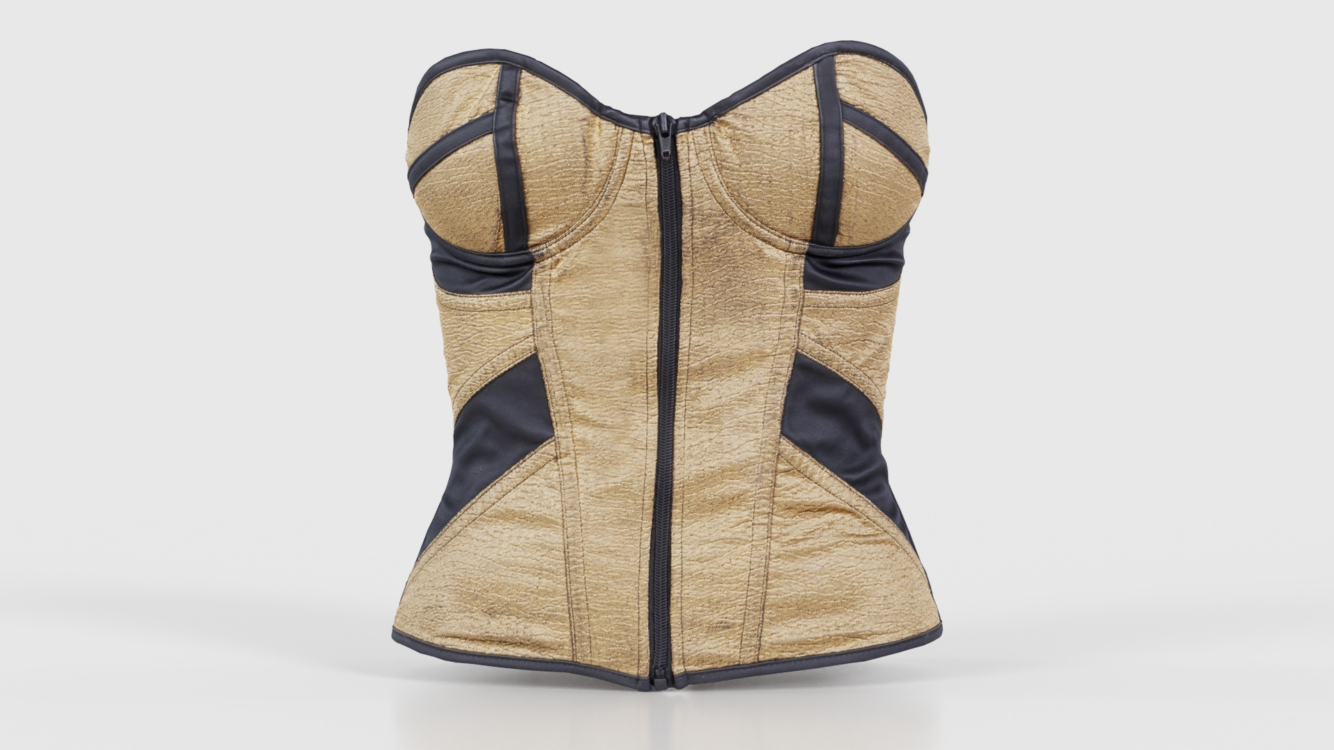 Gold Corset Remastered 3D Model - TurboSquid 2360855