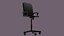 Chaise de bureau noire