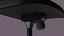 Chaise de bureau noire