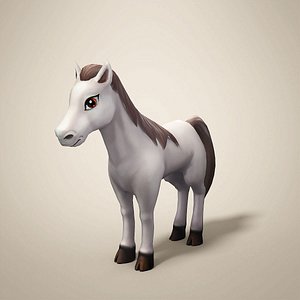 Cartoon horse model