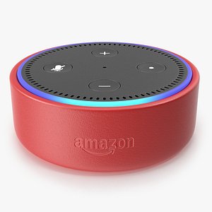 3D amazon echo dot kids model