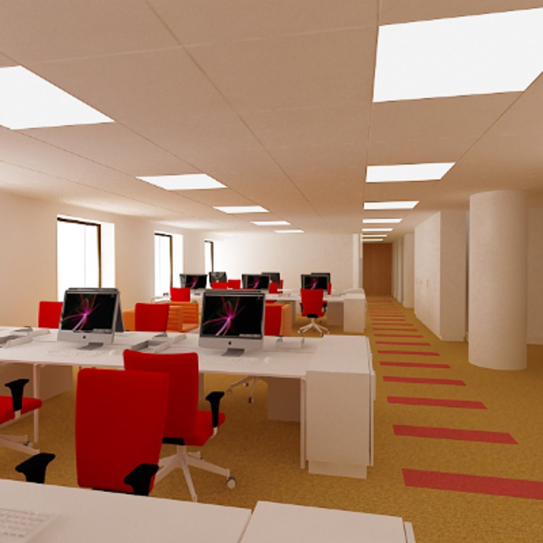 3d Model Office Interior