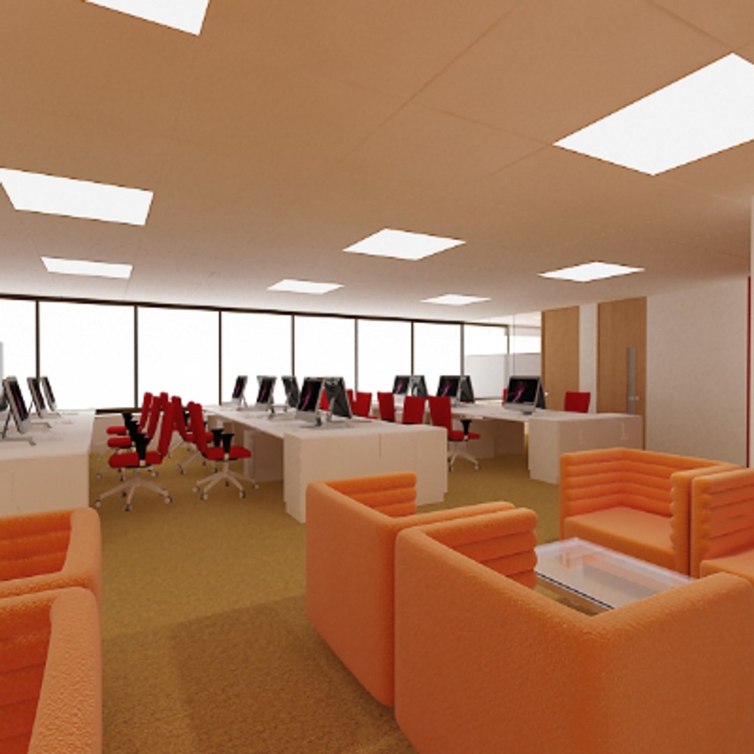 3d Model Office Interior