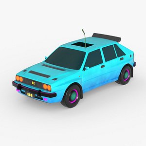 Charade Car - Game Ready 3D model