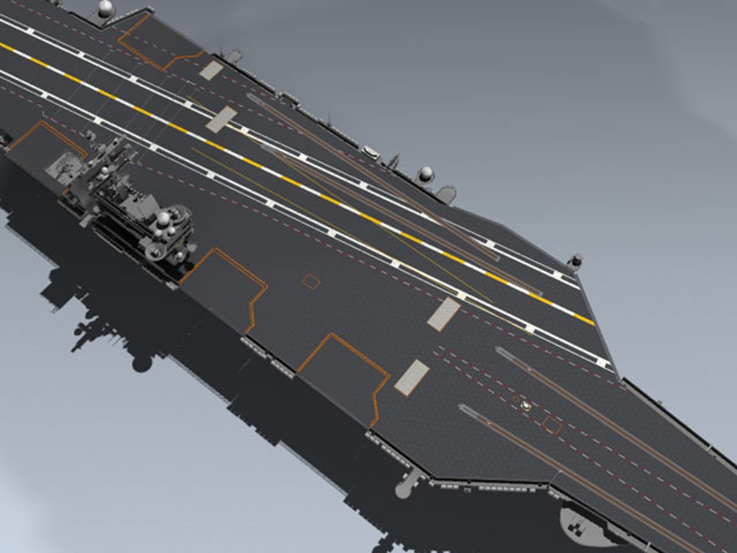 Uss Dwight D Eisenhower 3d Max