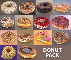donuts doughnut 3D