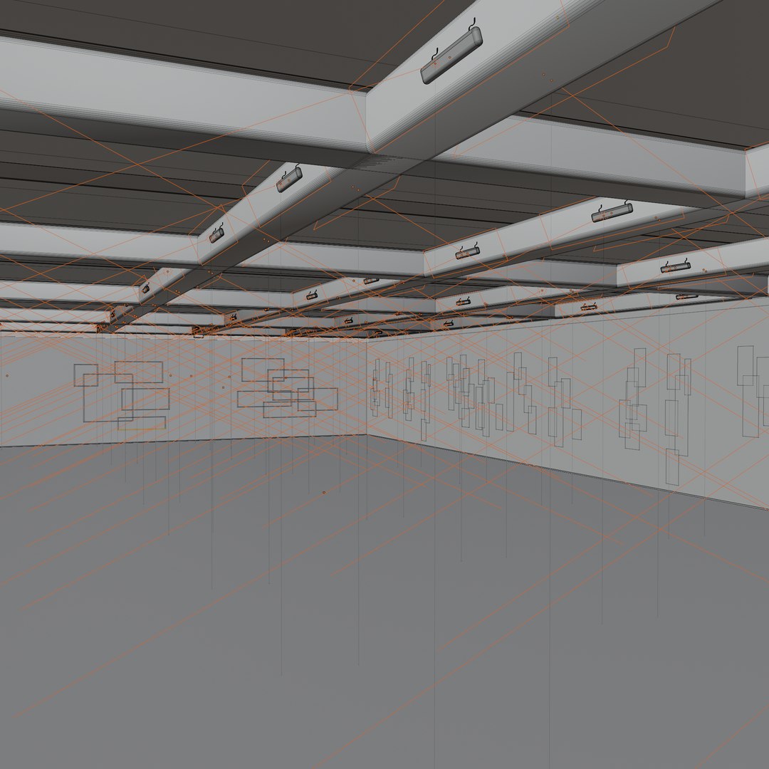 3D Hall WAREHOUSE Interior 3D Car Studio - TurboSquid 2028320