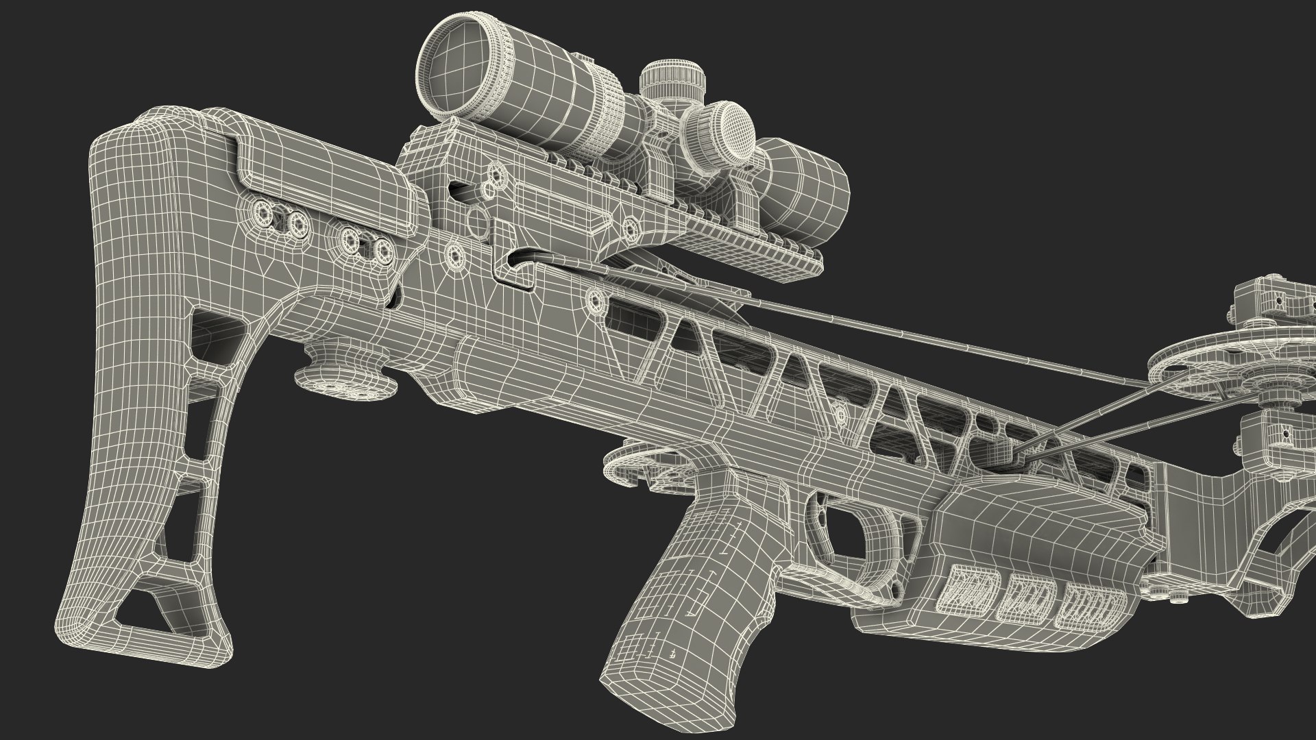 3D Crossbow Generic Arrow Scope Model - TurboSquid 1465398