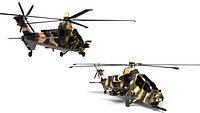 Agusta A129 Mangusta High Detail Military Attack Helicopter 3D Model Game  Render Ready