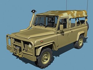 defender military jeep 3ds