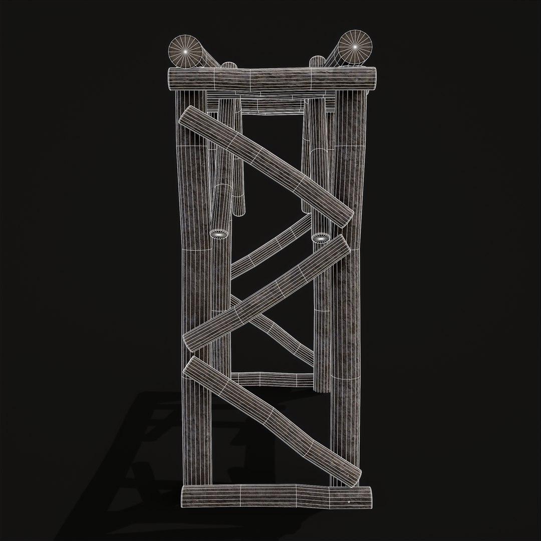 3D Primitive Log Archway Model - TurboSquid 1930299