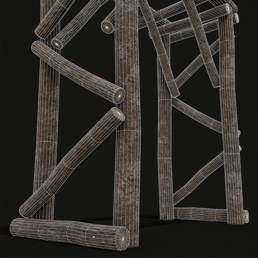 3D Primitive Log Archway model - TurboSquid 1930299