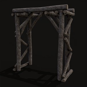Primitive Log Archway