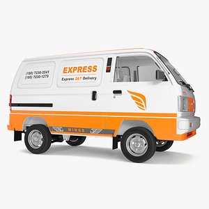 3D Suzuki Super Carry Express Delivery Van model