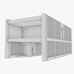 modern house interior 3D model