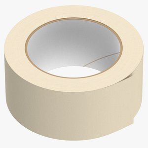 3D model Masking Tape 7 Inch Beige and Blue