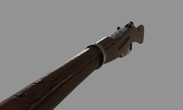 modelo 3d Fusil Mosin Nagant con bayoneta - TurboSquid 2288917