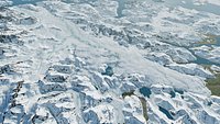 Glaciers of Alaska PBR terrain