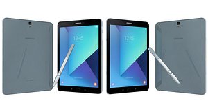 samsung galaxy tab s3 3d model