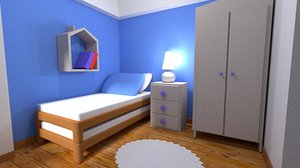 3D kids room