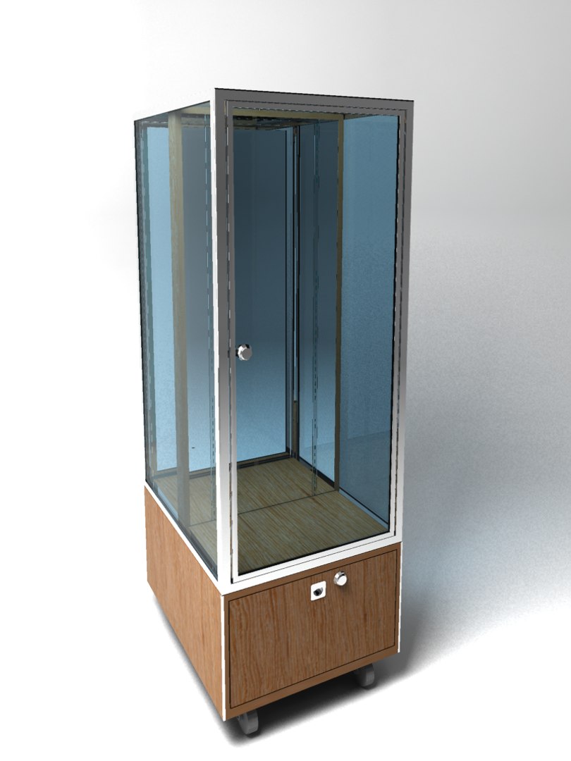 Showcase Glass Retail 3d Model