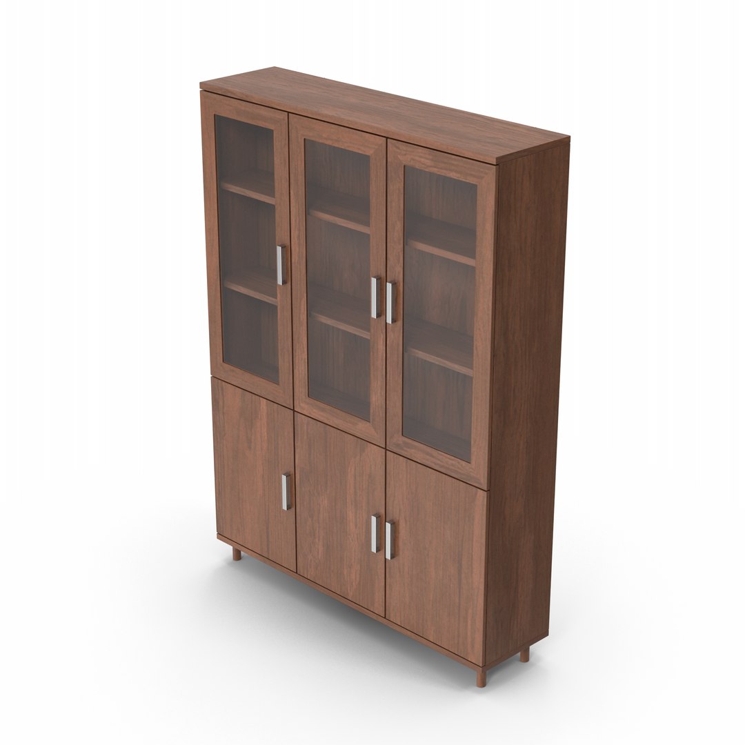 3D Display Dark Wood Model TurboSquid 1840957