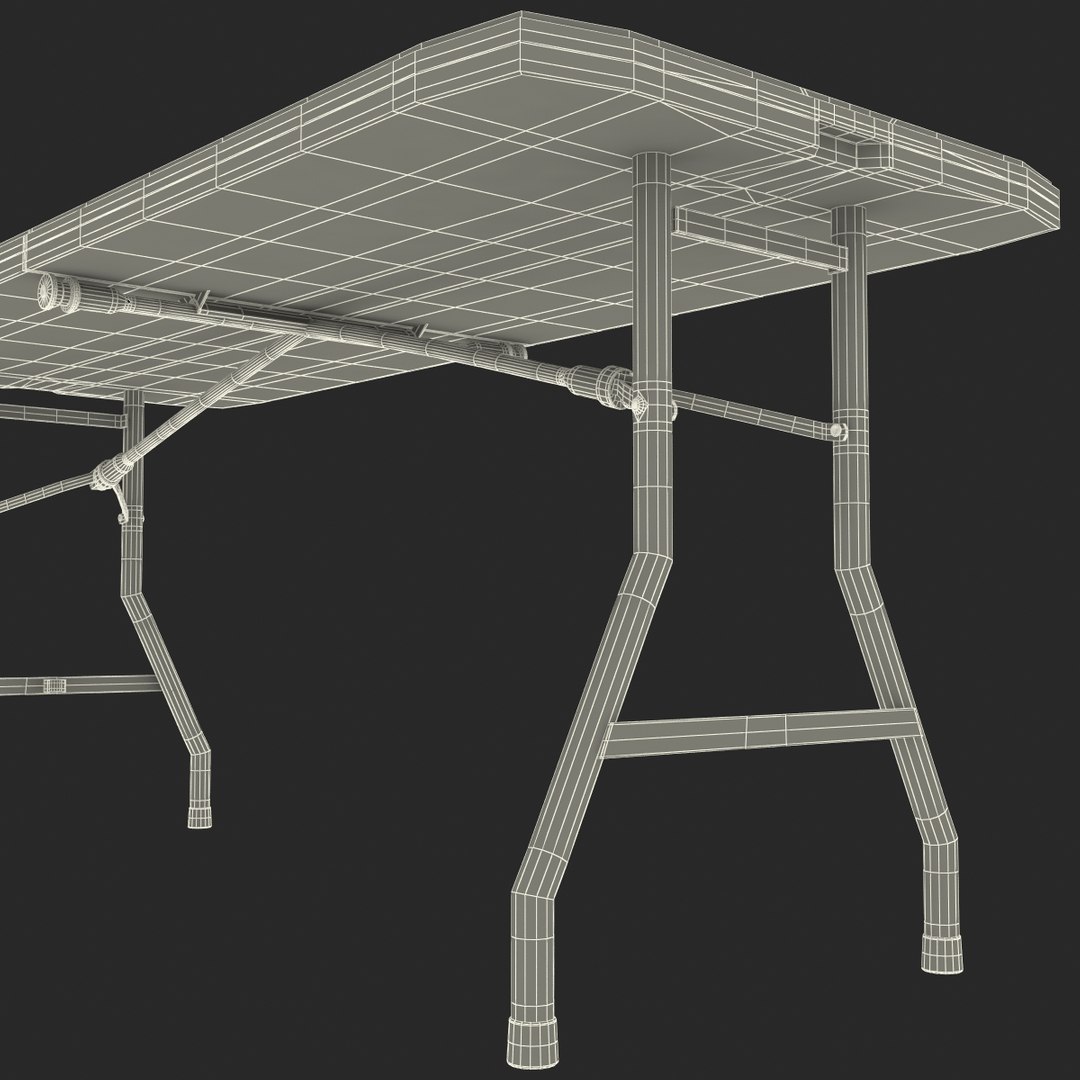 3d Model Fold Multipurpose Table