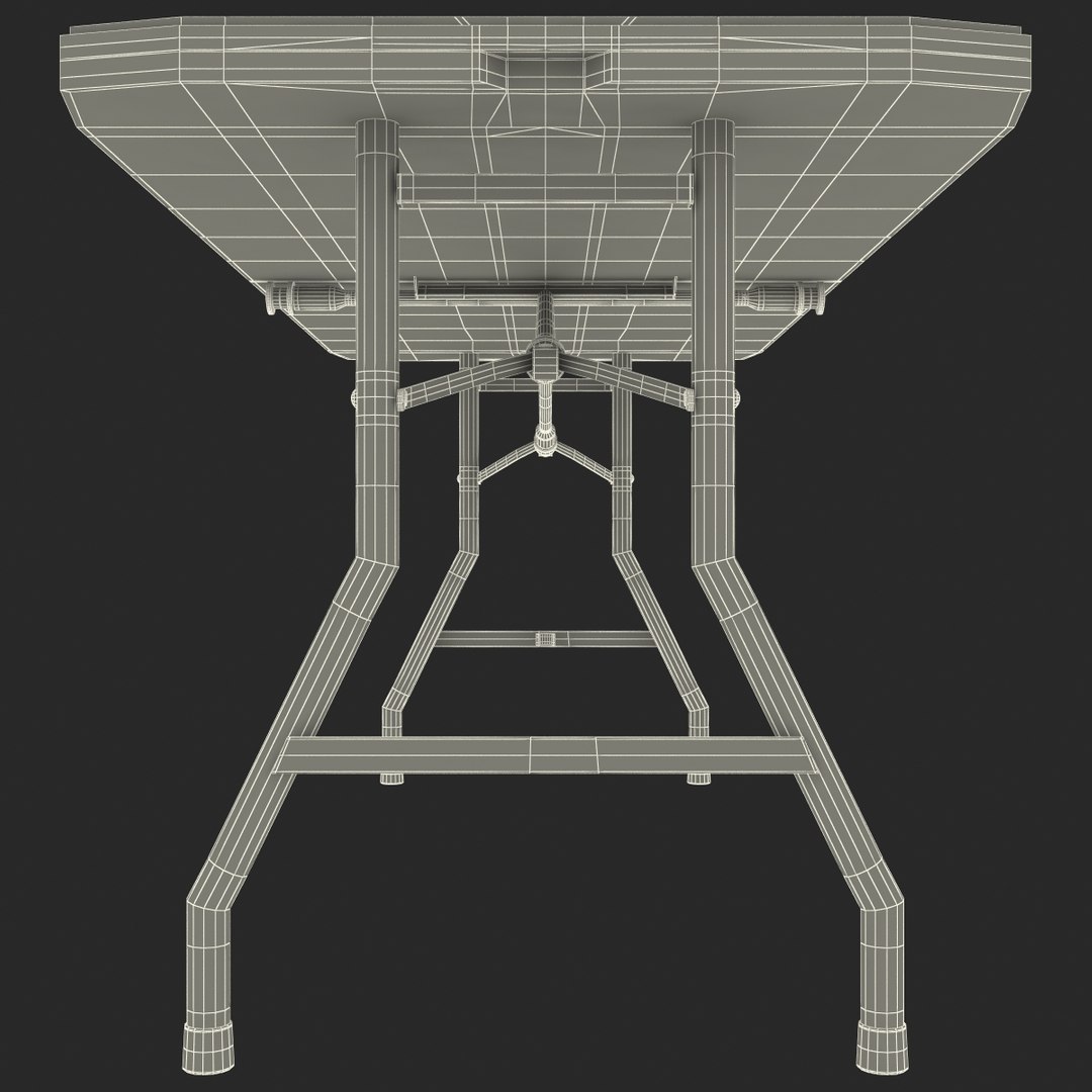 3d Model Fold Multipurpose Table