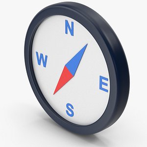 3D Cartoony Compass model