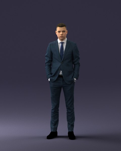 man suit 3D model