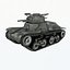 3d model type 4 ke-nu light tank