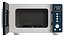 Silver Countertop Microwave