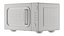 Silver Countertop Microwave
