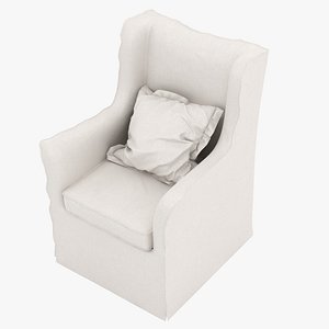 armchair modelled 3D model